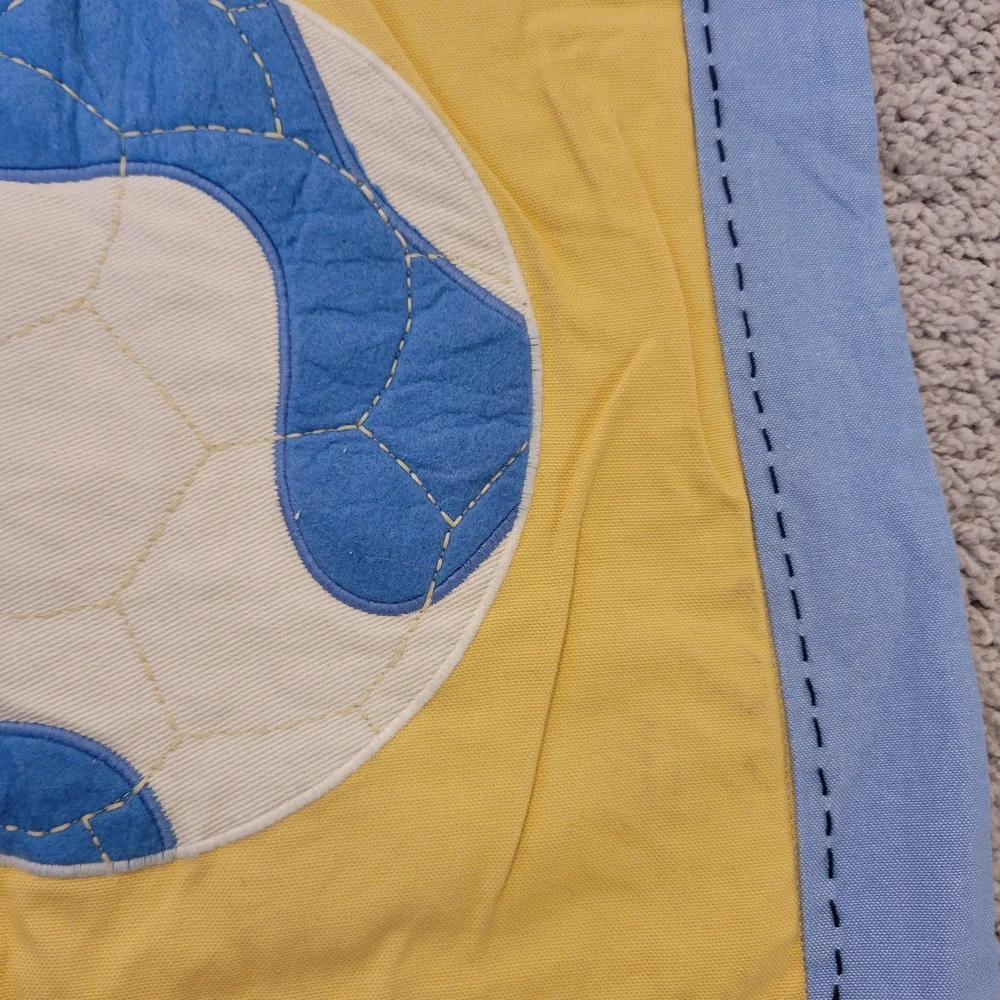Pottery Barn Kids Soccer Game Wall Banner - Blue and Red